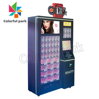 Contrôles cosmétiques du distributeur automatique 65 de rouge à lèvres avec l'écran tactile