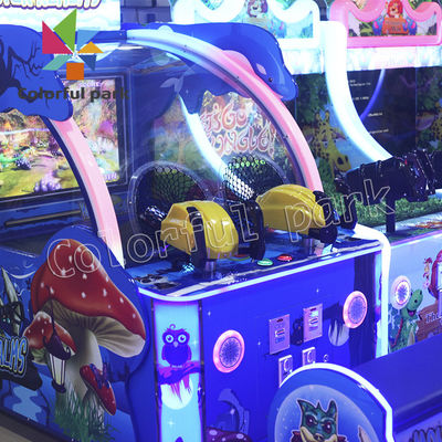 Matériel d'acrylique d'arcade de tir de distributeur automatique de billet de loterie de royaumes de monstre