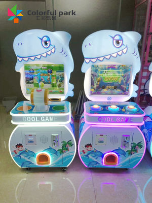 Loterie de frappement Arcade Machine d'écran du dauphin LED de machine de jeu de pièce de monnaie de marteau petite