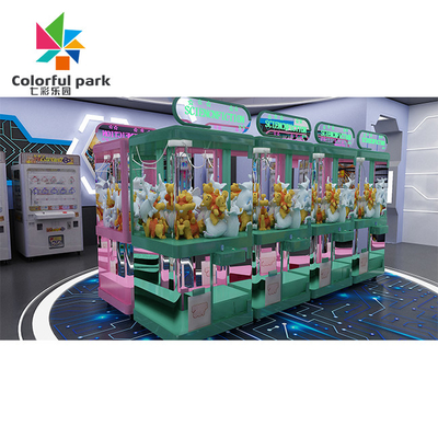Distributeur automatique de boutique de joueurs de Mini Toy Crane Machine For 4 à jetons