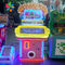 Pièce de monnaie vers le haut de machine de jeu vidéo à jetons d'arcade de capsule de casse-tête heureux d'intérieur d'enfants à vendre