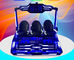 VR acrylique Arcade Machine, 3 chaise des sièges 9d Vr avec les manettes fortes