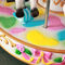 Le carrousel de parc d'attractions de 6 joueurs monte les enfants à jetons Arcade Game Machine