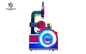 Machine à jetons d'intérieur de jeu de boxe d'Arcade Machines Electric Baby Mini