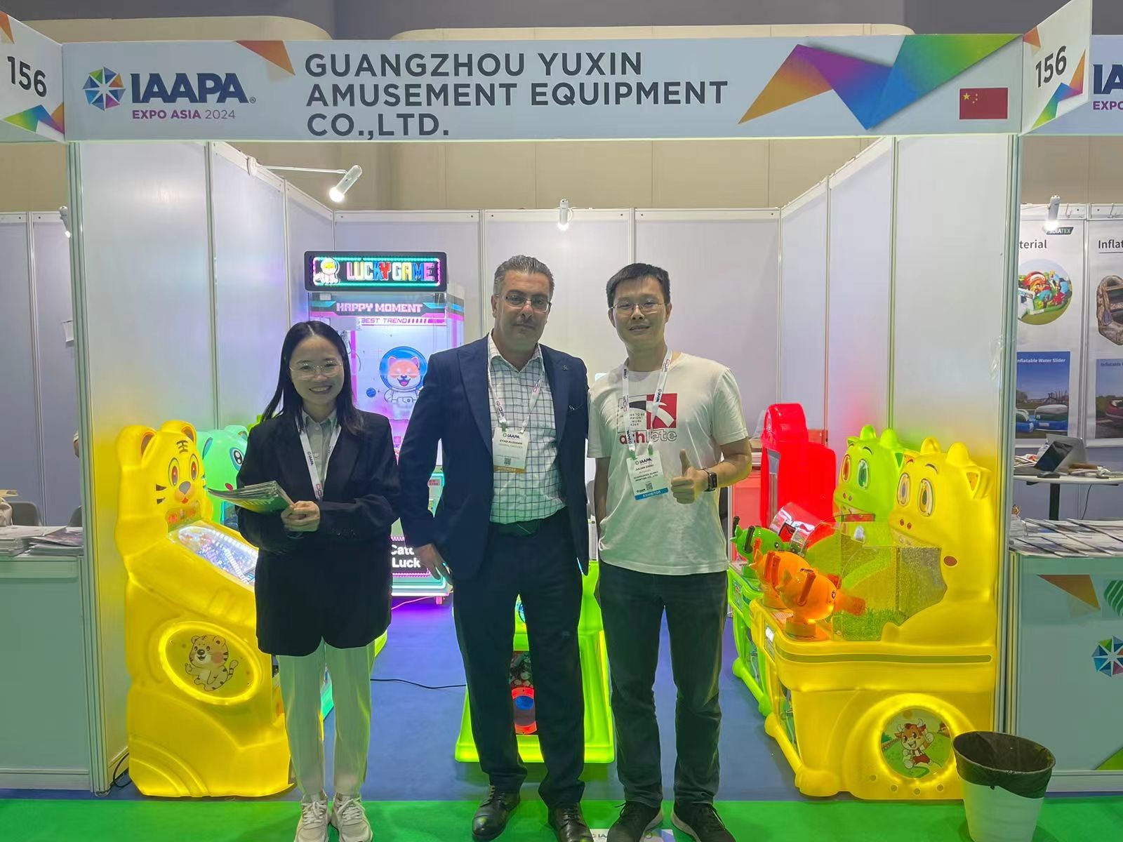 Dernière affaire concernant L'exposition de Yuxin Amusement Co., Ltd. en Thaïlande a été un grand succès, avec des fans fidèles et des commandes à l'exportation.