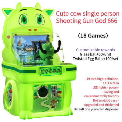 Kids Basketball Hoop Arcade Game Single Player Shooting Machine Ball Gun Shooting Arcade