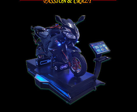 Terre de la motocyclette VR Arcade Machine 180w conduisant la plate-forme à jetons