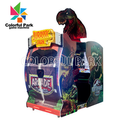 Pièce de monnaie d'insertion tirant le centre de divertissement de famille de Jurassic Park Arcade Game For Sale In