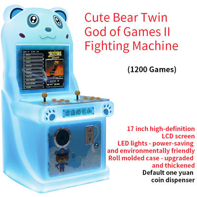 Machine d'arcade à deux joueurs de 19 pouces avec jeu de machines de combat God of Games