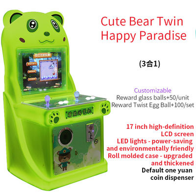 Machines de jeux vidéo à pièces de monnaie Machines de jeux à joystick pour deux joueurs de 17 pouces