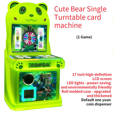 Jeu de divertissement à un joueur de 17 pouces, à pièce, tourne-disque, machine à cartes