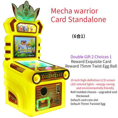 Jeu d'arcade pour enfants et adultes de 19 pouces Mech Warrior Bull Machine à cartes