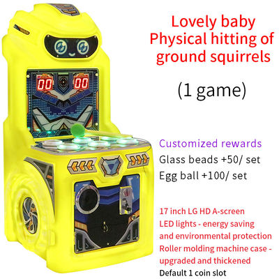 Jeu à molette de 17 pouces Jeu à molette de dessin animé Jeu de marmotte physique pour enfants