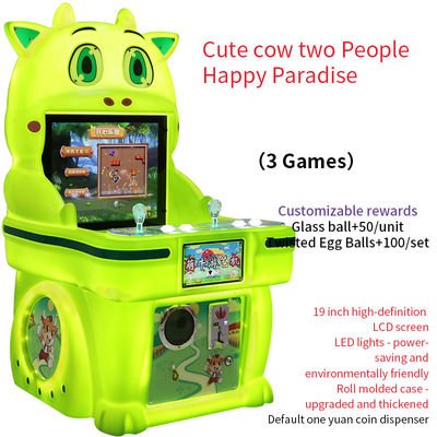 Cute Cow 2 joueurs à la pièce de 19 pouces Happy Paradise