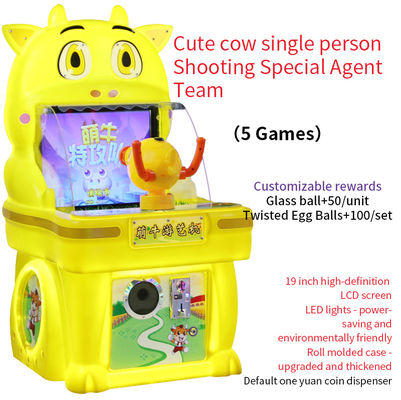 Jeu d'arcade de tir à l'arme à eau Spécifique à l'enfant Machine de lancement de pistolet à eau Pour les jeux d'arcade