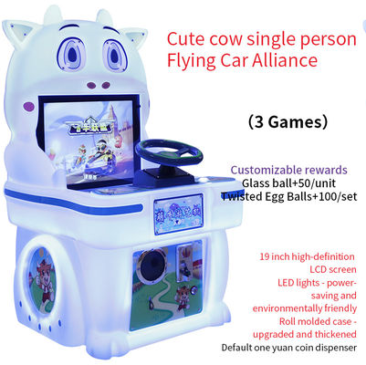 Jeu d'arcade de course Voiture volante de l'alliance Jeu de machine 19 pouces