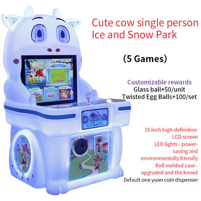 Station de jeux Rocker LBE VR Jeux avec simulateurs de mouvement Machine de parc de glace et de neige