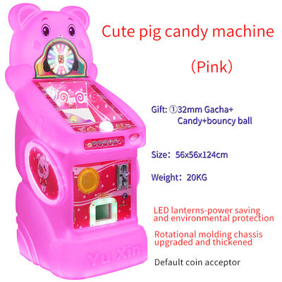 Porc enjoué distributeur de bonbons coloré machine à jouer à la pièce personnages amusants sans fin cadeau idéal pour les enfants
