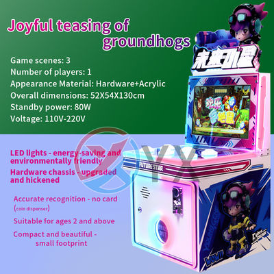 Le dernier modèle de jeux à bouton pour enfants Les machines à jeux à pièces se vendent bien dans plusieurs scènes de jeu