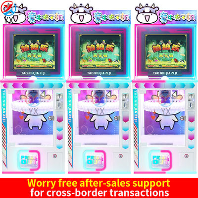 Machine à pincer les vaches à boutons 40 clips Capacité Centre commercial Attraction Compacte taille Arcade divertissement