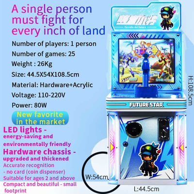 Jeux pour enfantsUn joueur vainqueur du monstre ennemi bataille de terrain de jeu Street Fighting Coin Operated Game MachineMachine