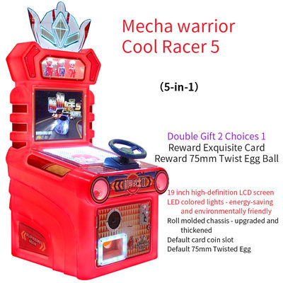 Machine de jeu de course pour enfants à 19 pouces à fonctionnement à la pièce 220V