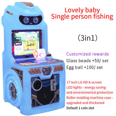 Machine de jeu d'arcade électronique à joystick de pêche à un joueur