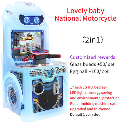Nouvelle machine d'arcade de course à pièces de 17 pouces 2025 pour enfants
