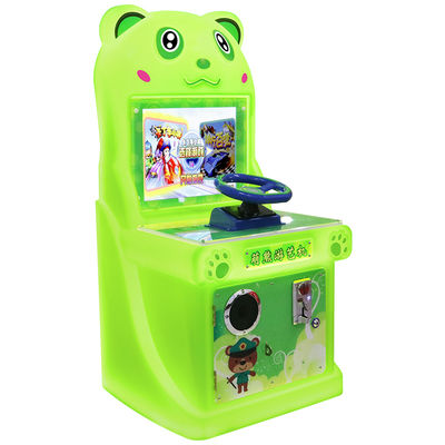 Fabrique de jeux de l'ours mignon Compétition de course pour enfants à pièces de monnaie Machine de jeu d'arcade