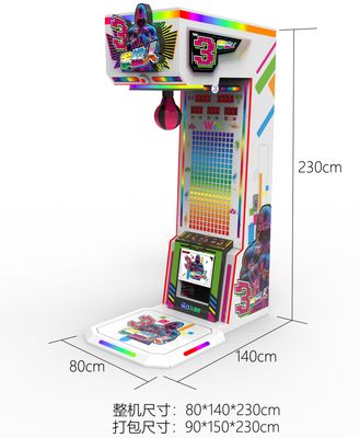 Grand jeu de boxe à base de pièces de monnaie