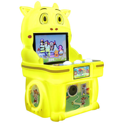 Machine de jeu d'arcade pour enfants à bouton unique de 19 pouces
